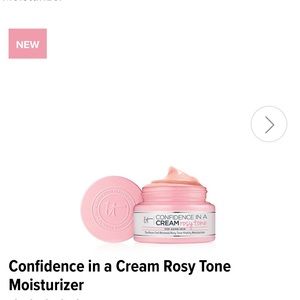 Confidence in a cream Rosie tone moisturizer